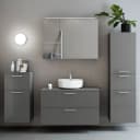 Badezimmerset MYBA LX 4-teilig | Grau