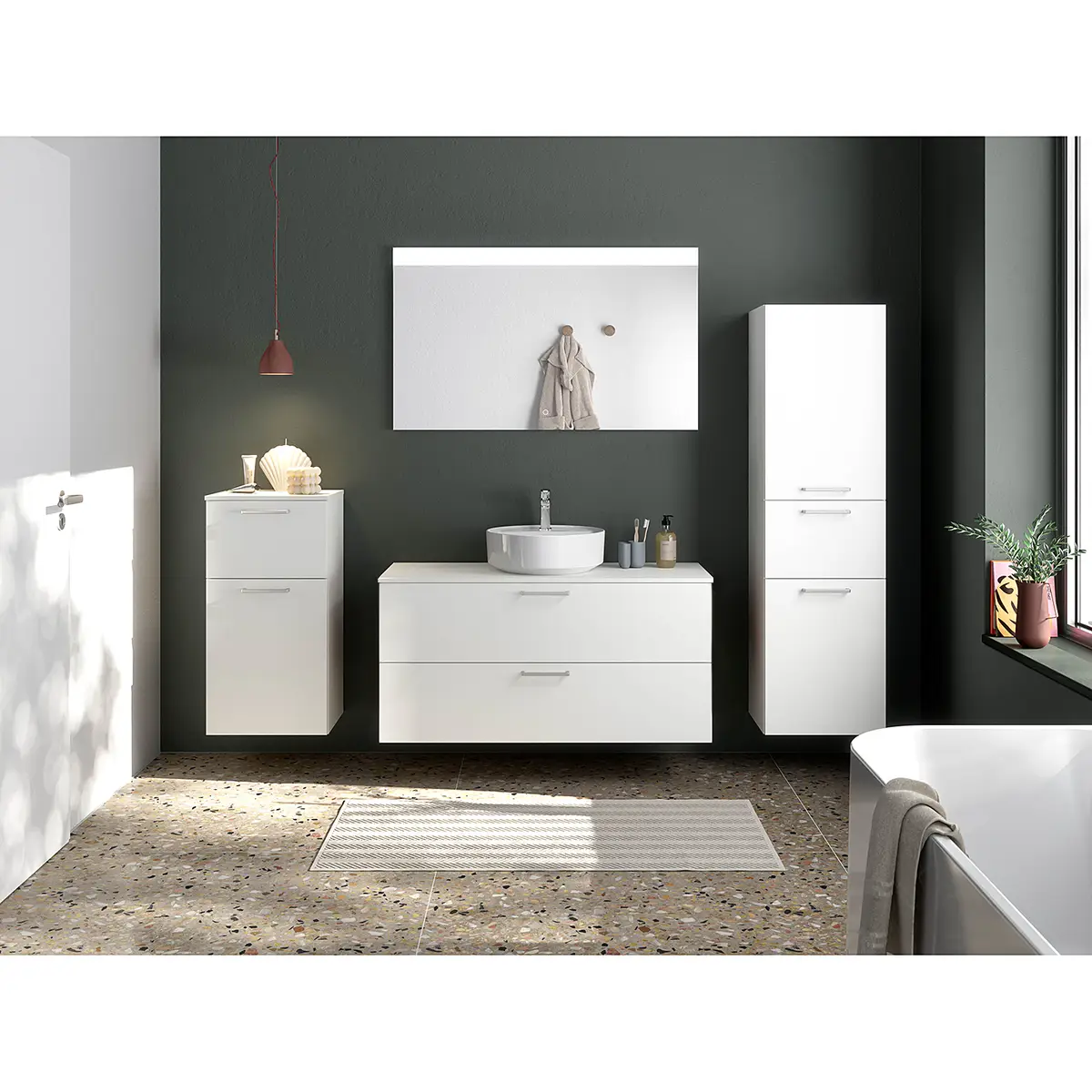 Badezimmerset MYBA LVIII | Weiß