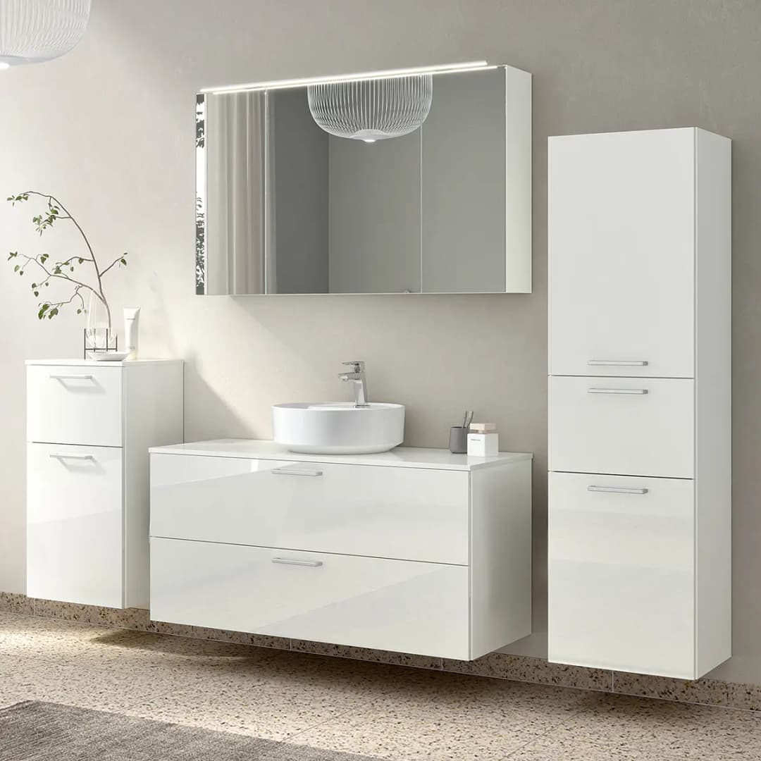 Badezimmerset MYBA LX 4-teilig | Weiß
