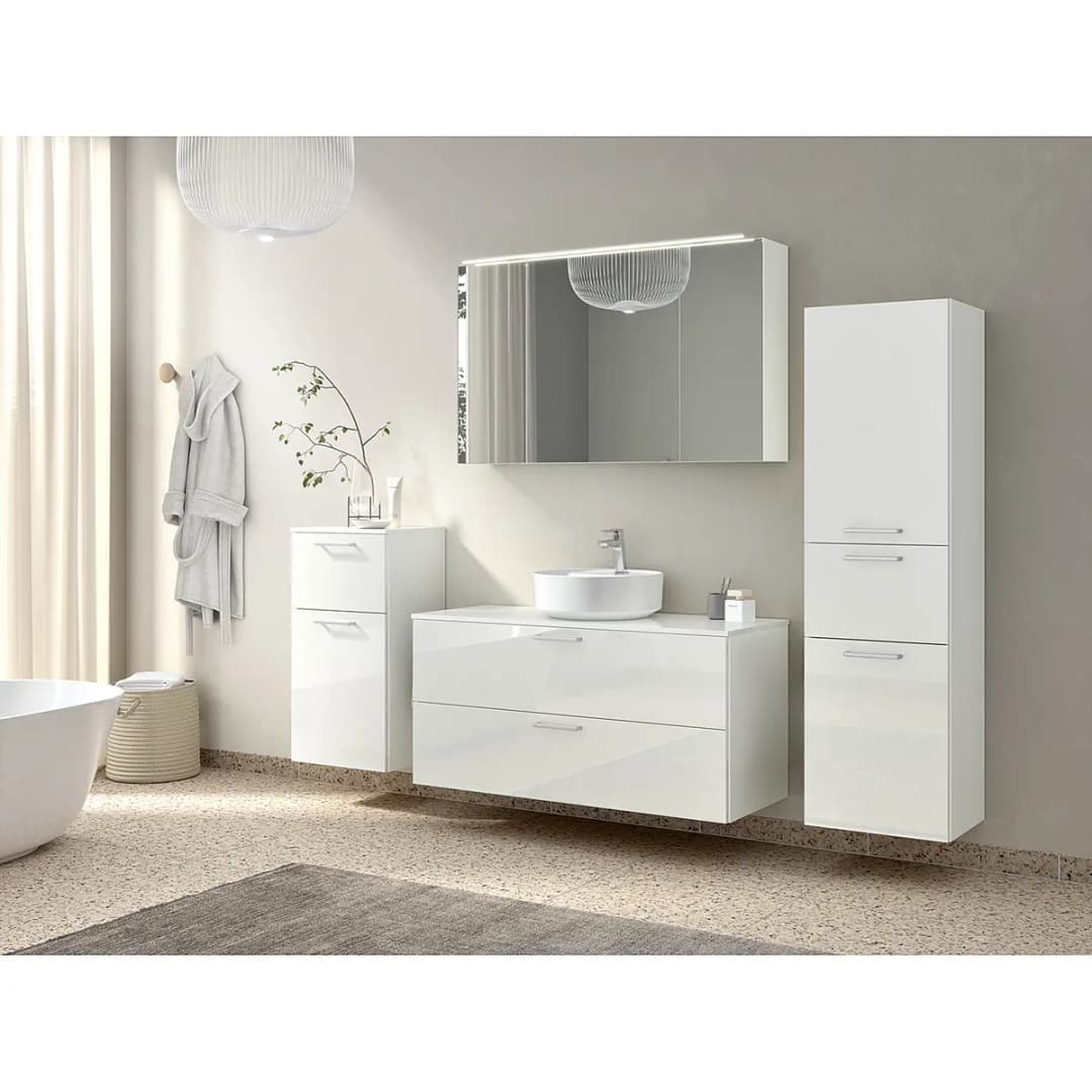 Badezimmerset MYBA LX 4-teilig | Weiß