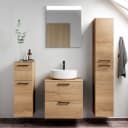 Badezimmerset MYBA LIX 4-teilig 120cm Braun/Eiche Dekor | Braun