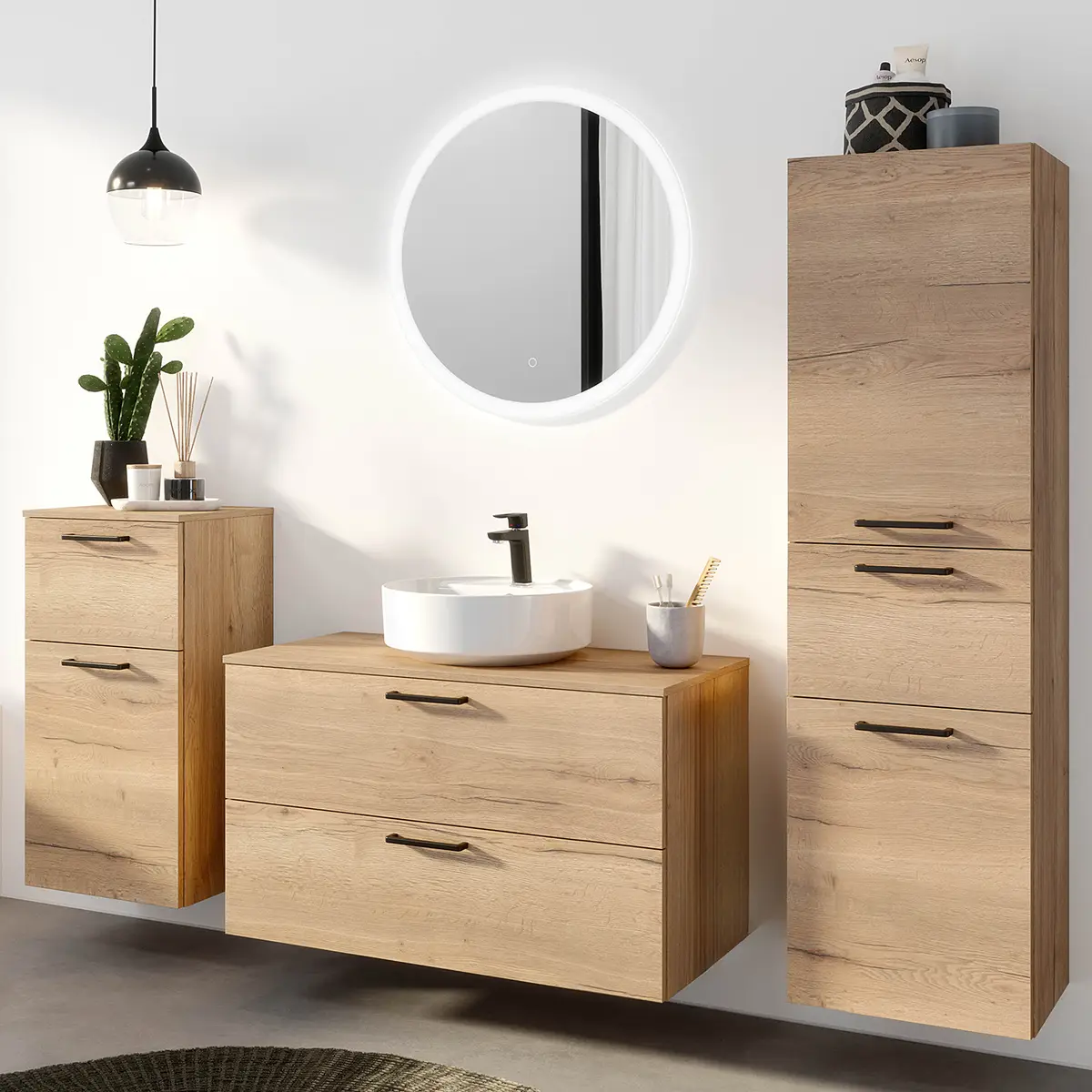 Badezimmerset MYBA LXXIII | Braun