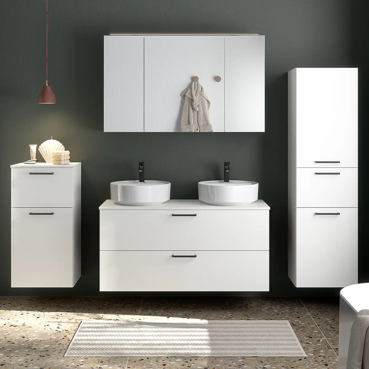 Badezimmerset MYBA LXIX | Weiß