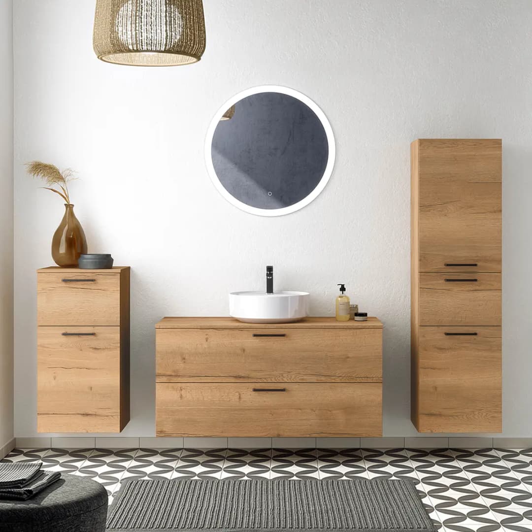 Badezimmerset MYBA LXI 4-teilig 210cm | Braun