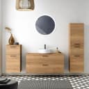 Badezimmerset MYBA LXI 4-teilig 210cm | Braun