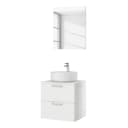 Badezimmerset MYBA LIV 2-teilig 60cm Weiß/Weiß | Weiß