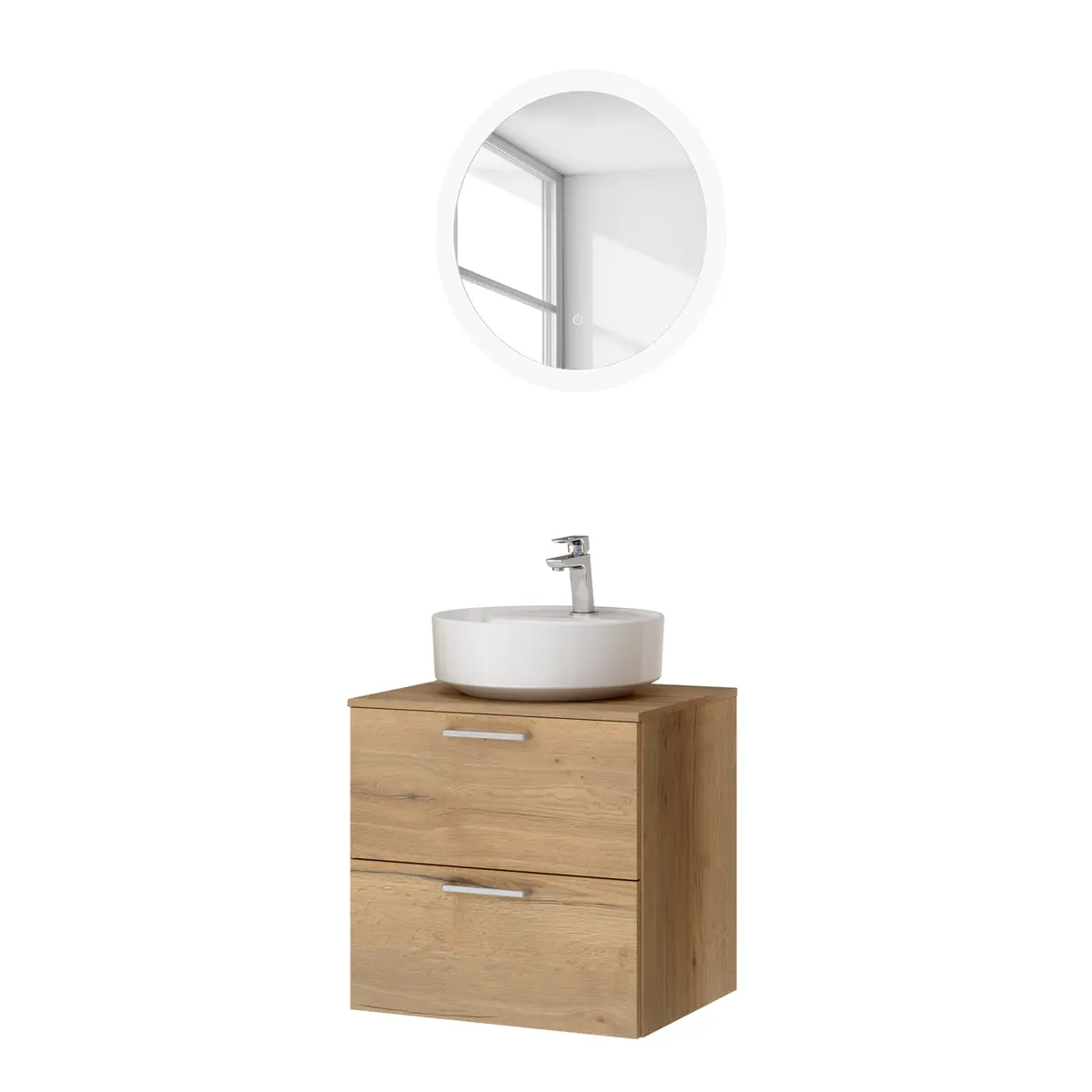 Badezimmerset MYBA LXX 2-teilig 60cm | Braun