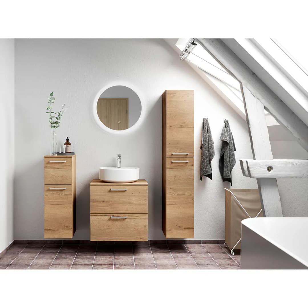 Badezimmerset MYBA LXX 2-teilig 60cm | Braun