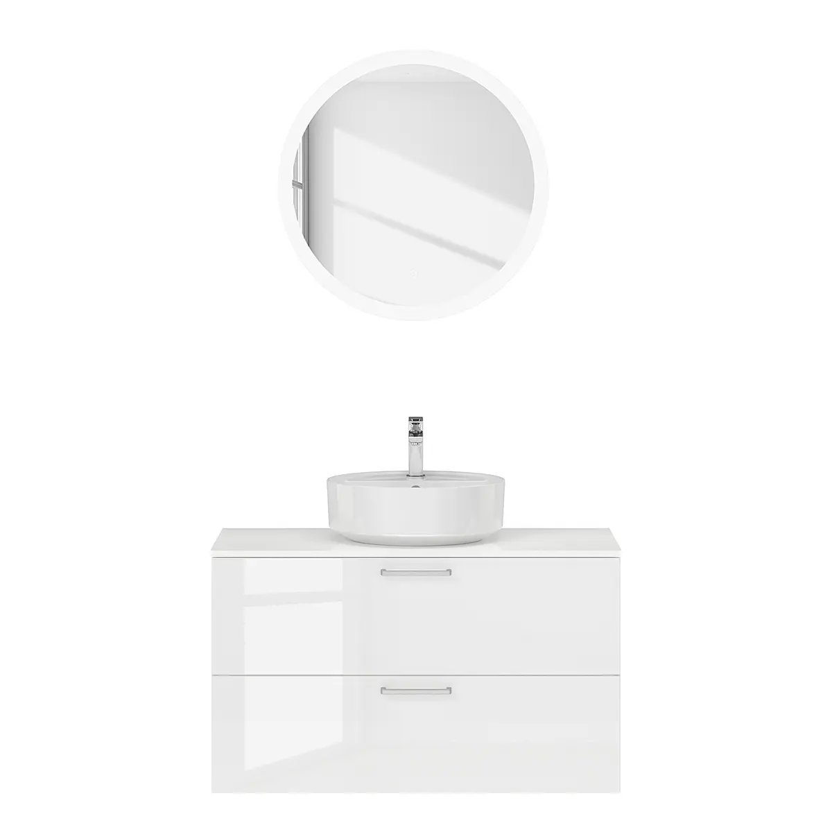 Badezimmerset MYBA LXX | Weiß