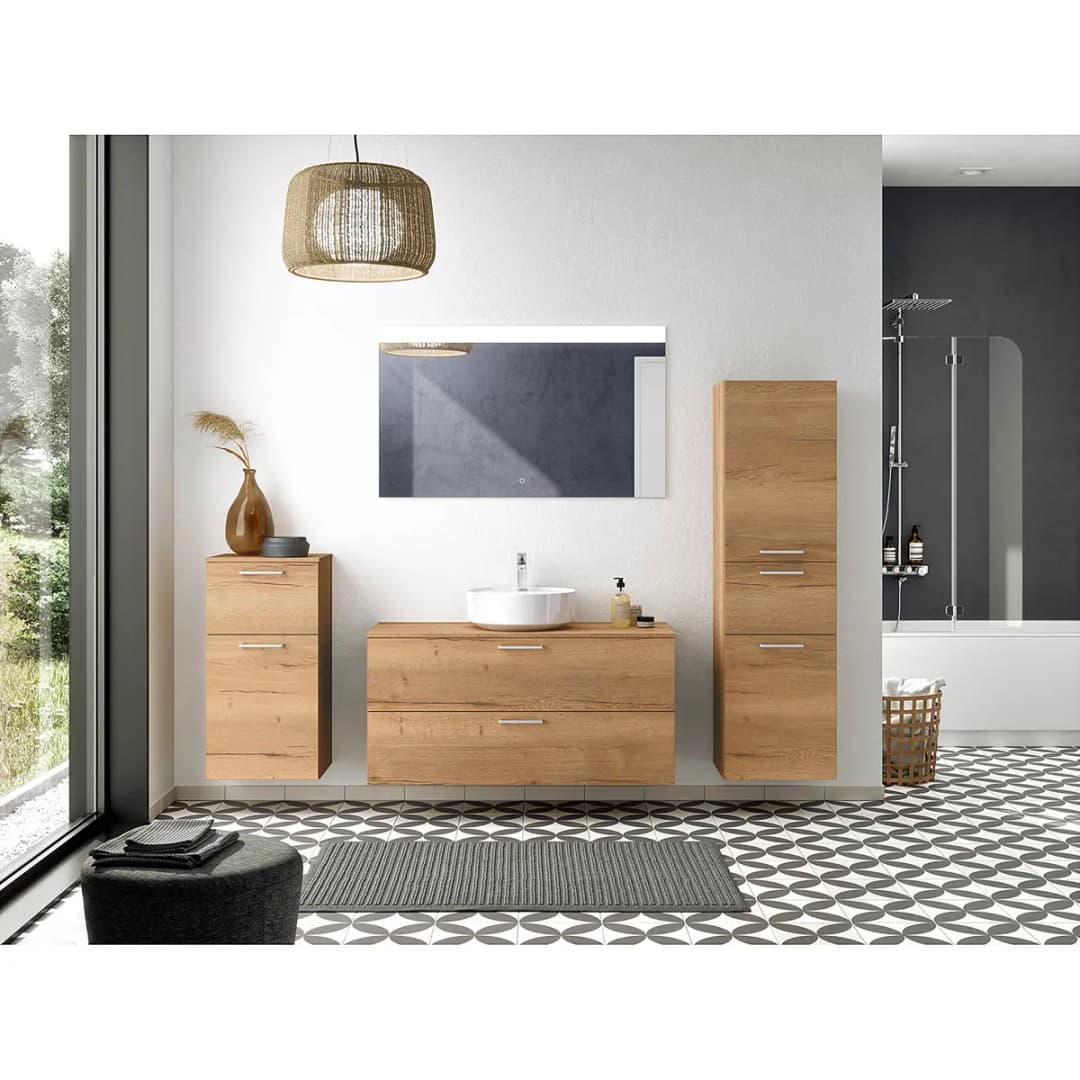 Badezimmerset MYBA LIV 2-teilig 120cm | Braun