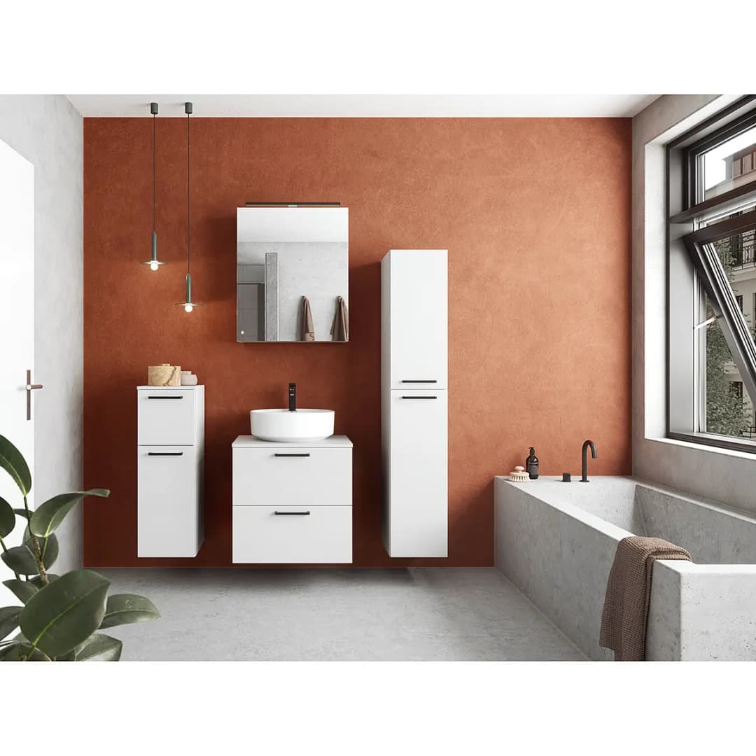 Badezimmerset MYBA LVII 2-teilig 60cm | Weiß