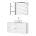 Badezimmerset MYBA LVII 2-teilig 120cm Weiß/Hochglanz Weiß | Weiß
