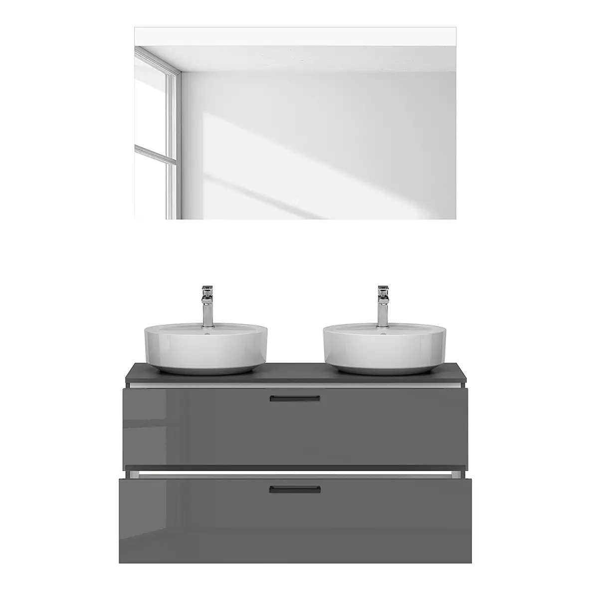 Badezimmerset MYBA LXIII | Grau