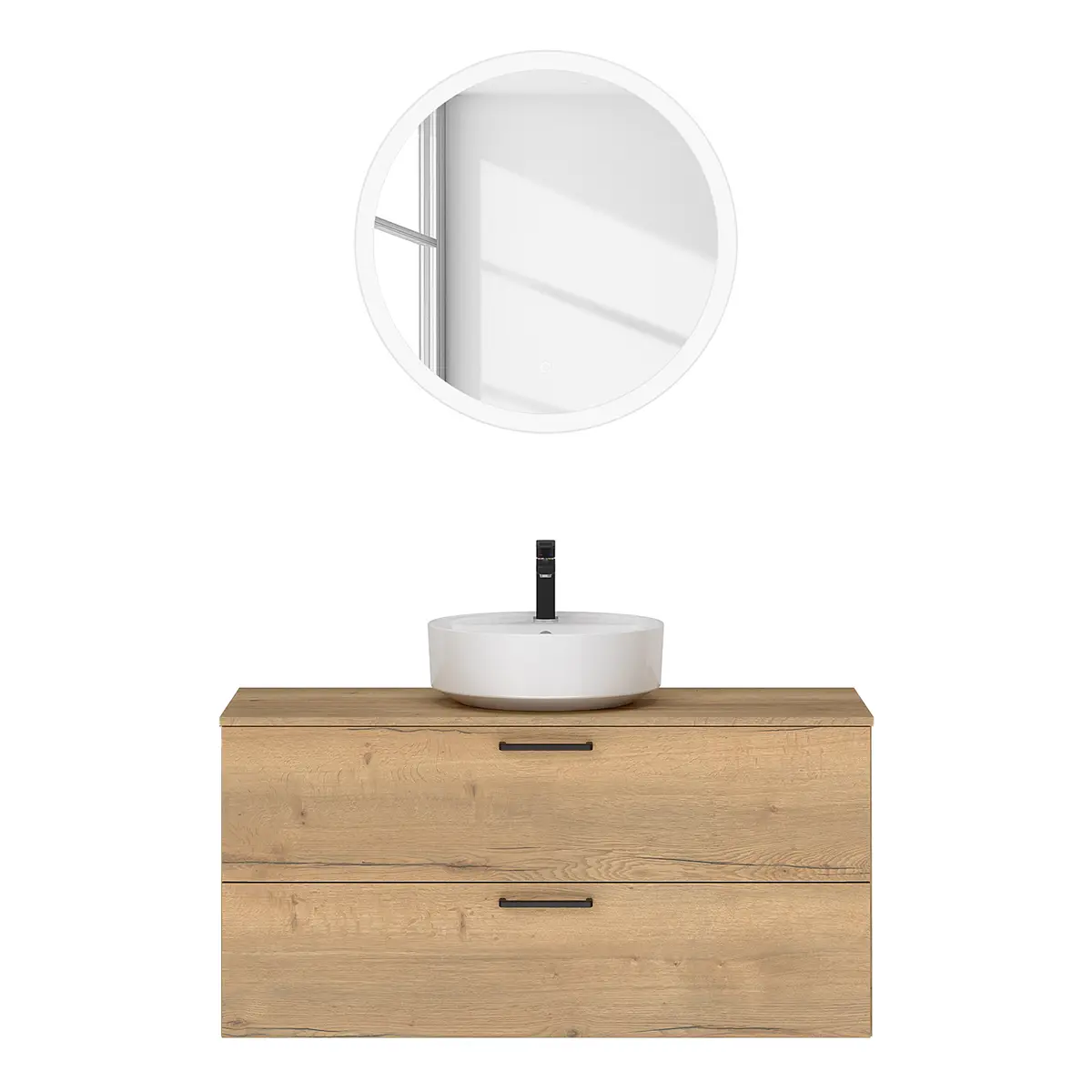 Badezimmerset MYBA LXXI 2-teilig 120cm | Braun