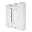 Drehtürenschrank I 181cm Weiß/Alpinweiß | Weiß
