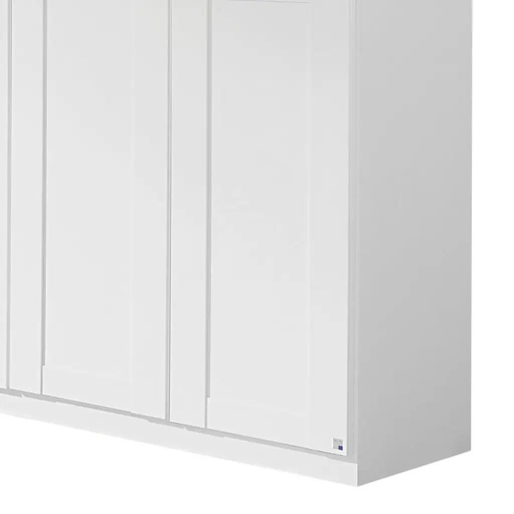 Drehtürenschrank 271cm Weiß/Alpinweiß | Weiß