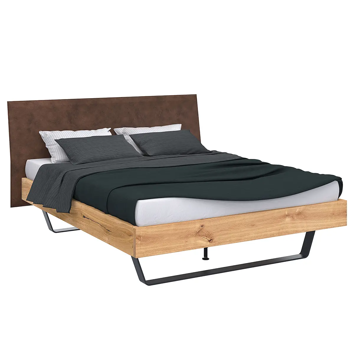 Bettgestell Natura 140 x 200cm | Braun