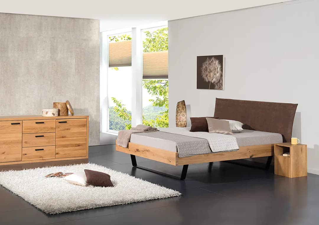 Bettgestell Natura 140 x 200cm | Braun