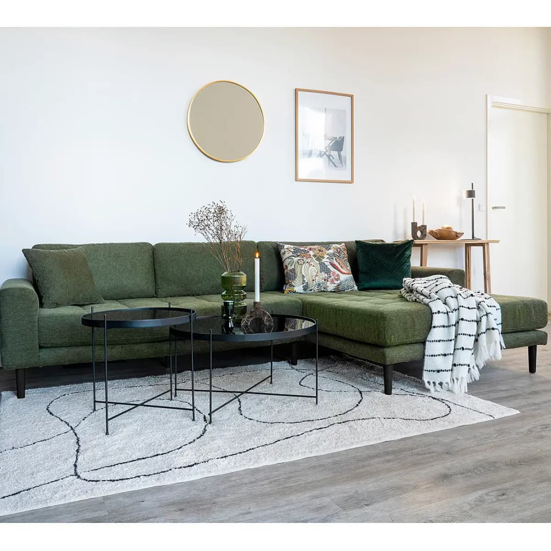 Ecksofa La Rose | Grün