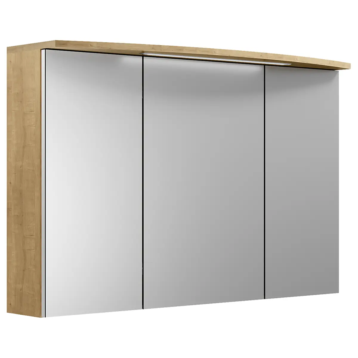 Badezimmerset Speed 2-teilig 100cm Braun/Eiche Dekor | Braun