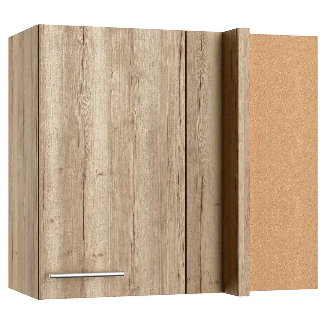 Eck-Hängeschrank III | Braun