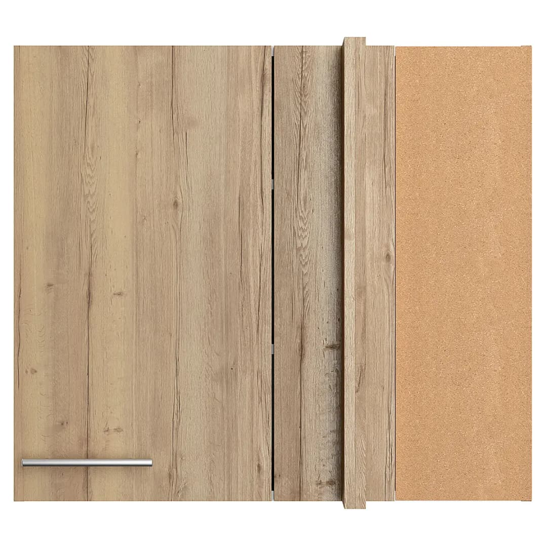 Eck-Hängeschrank III | Braun