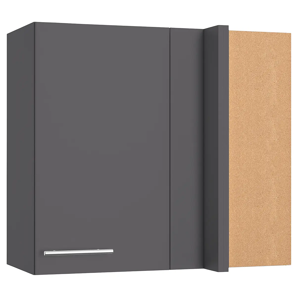 Eck-Hängeschrank III | Grau