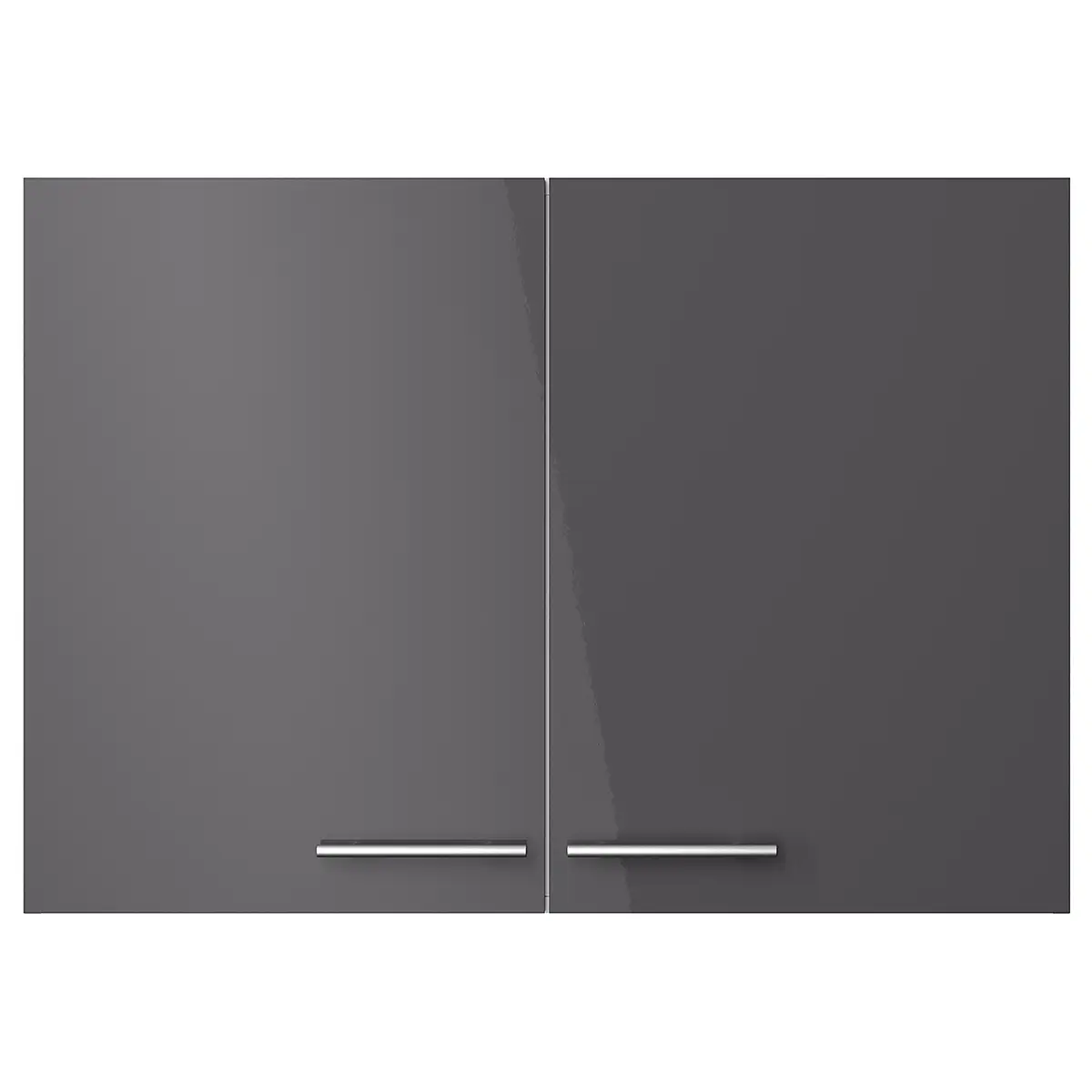 Hängeschrank VI 100cm Grau/Anthrazit/Wildeiche | Grau