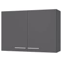 Hängeschrank VI 100cm Grau/Matt Anthrazit | Grau