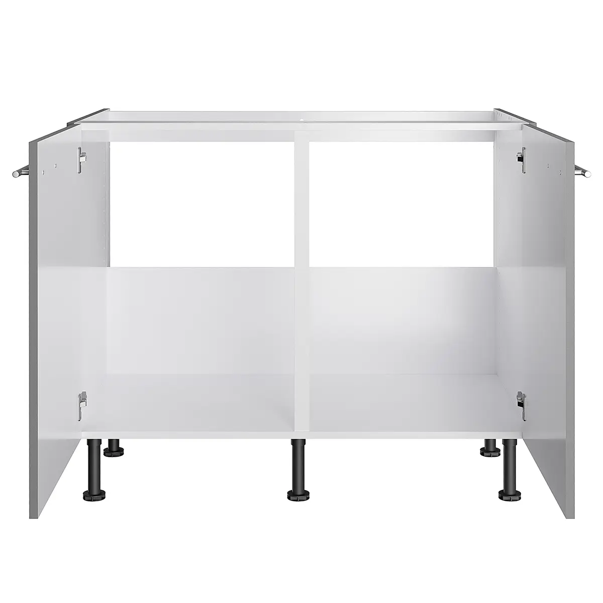 Spülenunterschrank II 100cm Grau/Basalt | Grau