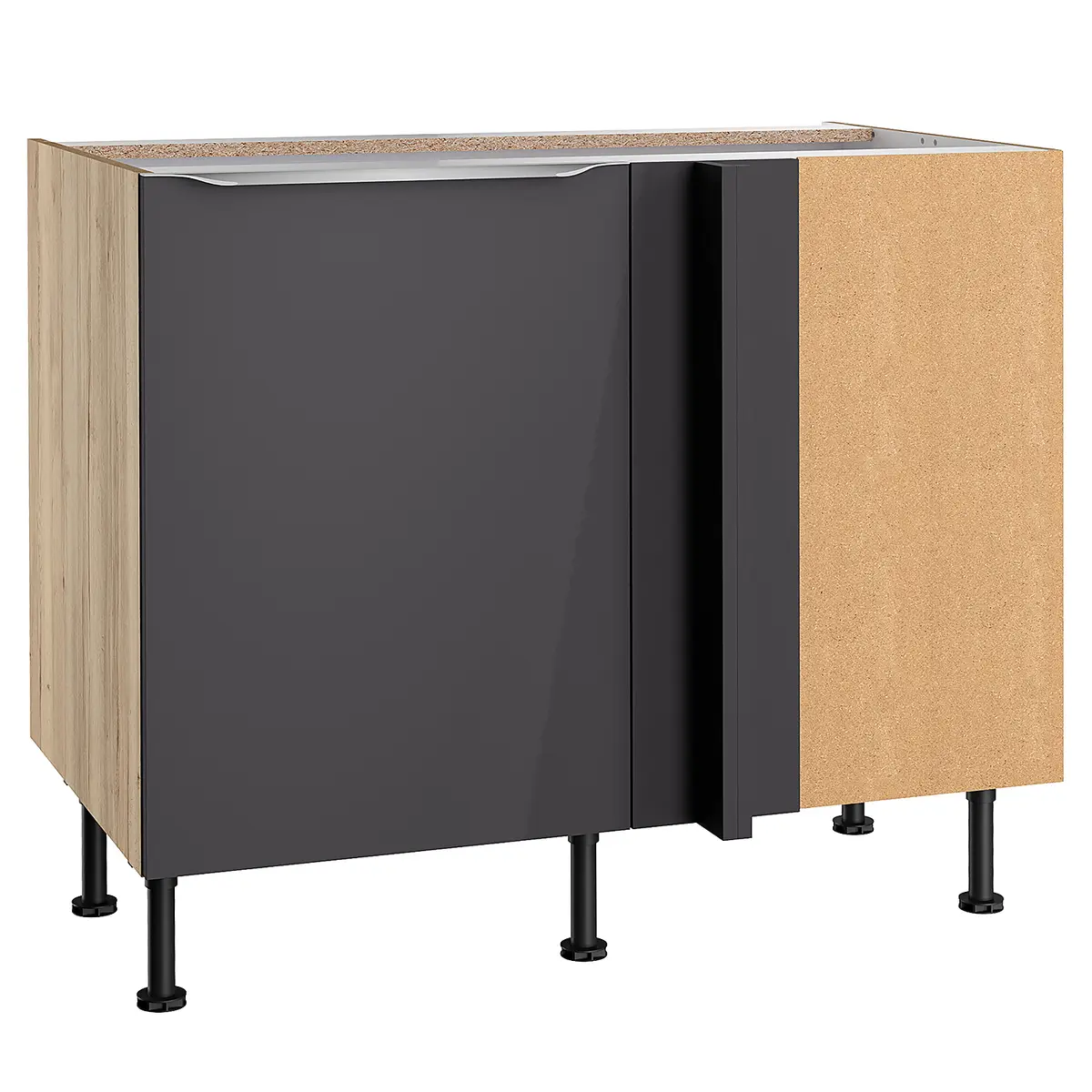 Eck-Unterschrank I | Grau