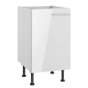 Spülenunterschrank II 45cm Weiß/Hochglanz Weiß | Weiß