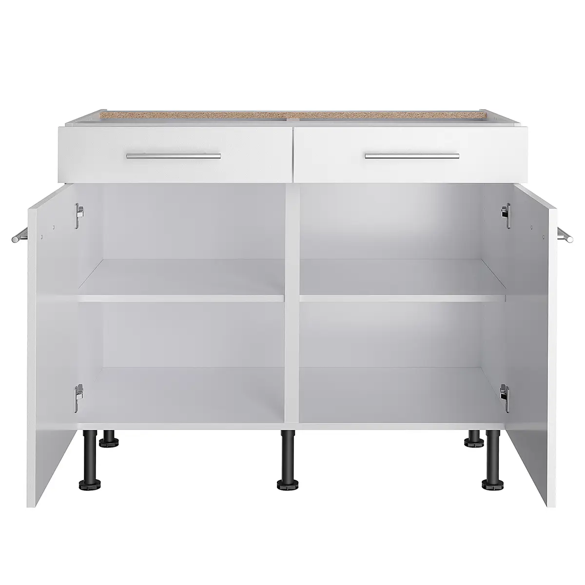 Unterschrank III 100cm Weiß/Weiß | Weiß