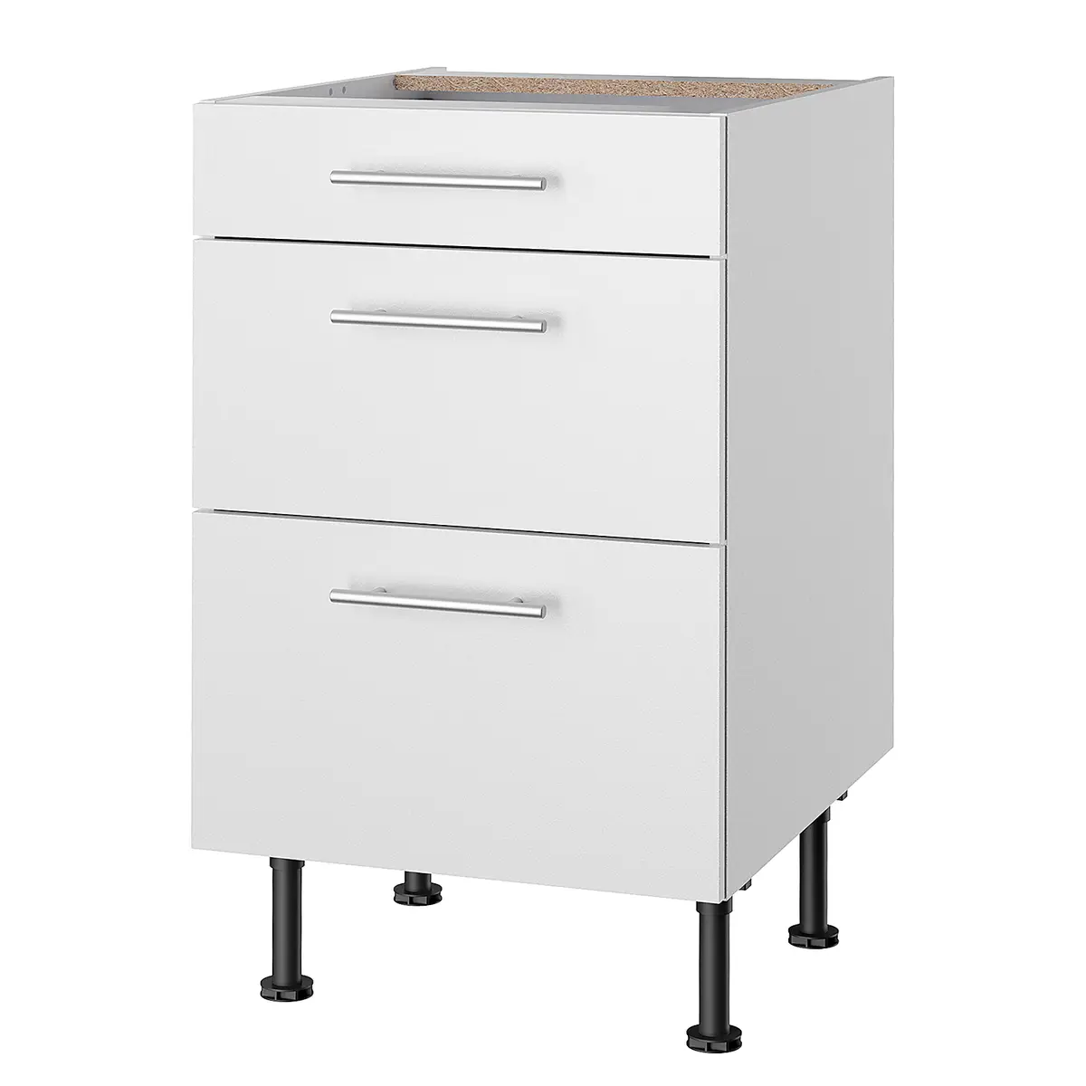 Unterschrank IV 50cm Weiß/Weiß | Weiß