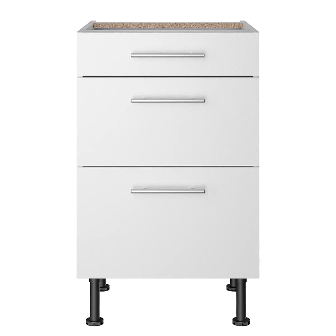 Unterschrank IV 50cm Weiß/Weiß | Weiß