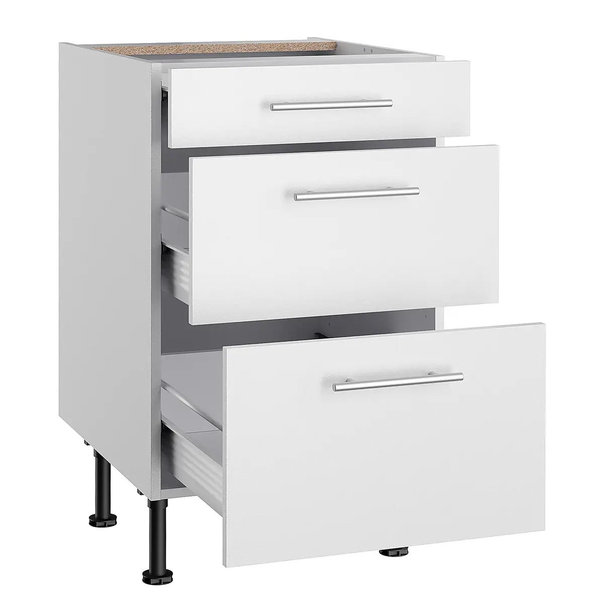 Unterschrank IV 50cm Weiß/Weiß | Weiß