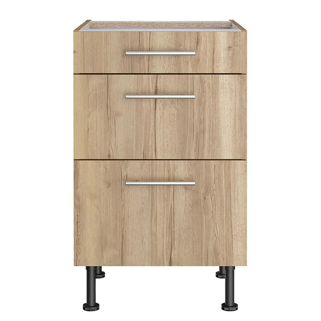 Unterschrank IV 50cm Braun/Wildeiche Dekor | Braun