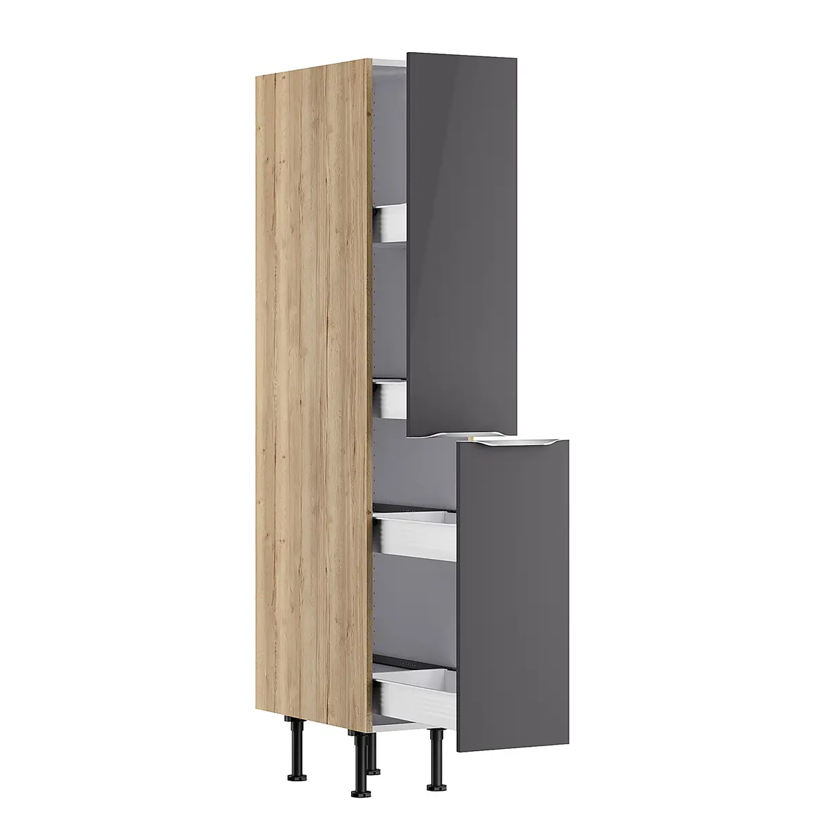 Apothekerschrank II | Grau