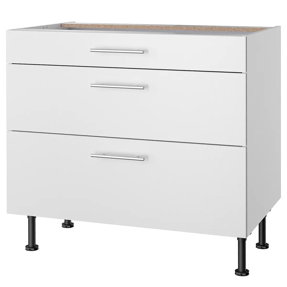 Unterschrank IV 90cm Weiß/Weiß | Weiß