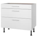 Unterschrank IV 90cm Weiß/Weiß | Weiß