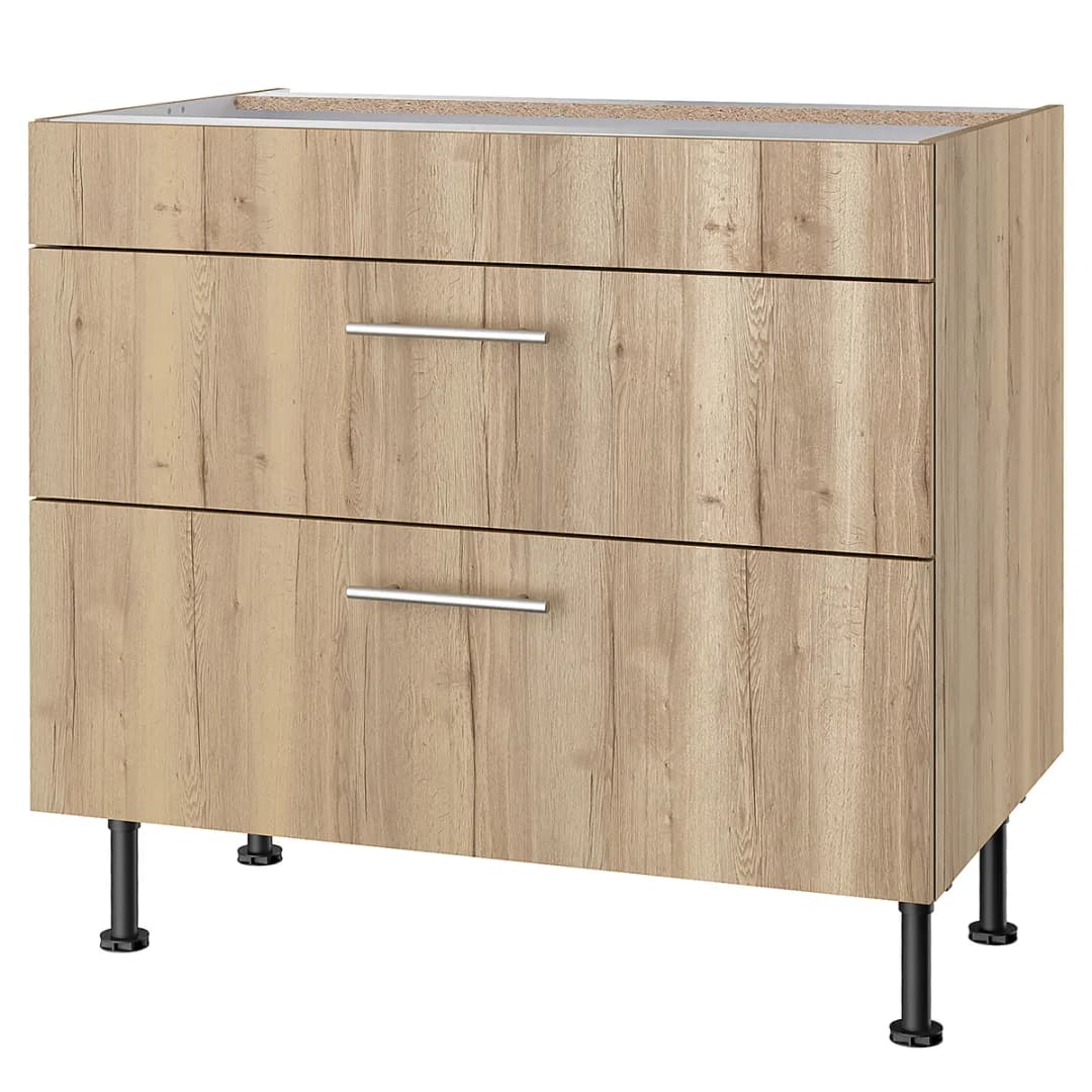 Kochfeld-Unterschrank II 90cm | Braun