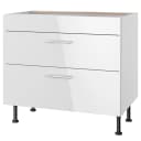 Kochfeld-Unterschrank II 90cm | Weiß