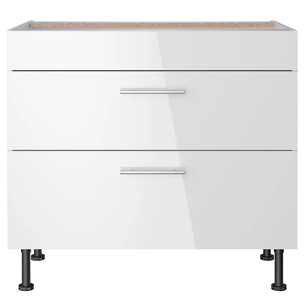 Kochfeld-Unterschrank II 90cm | Weiß