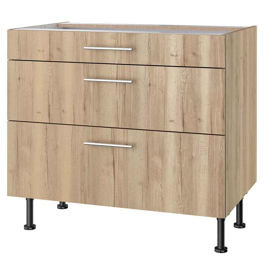 Unterschrank IV 90cm Braun/Wildeiche Dekor | Braun