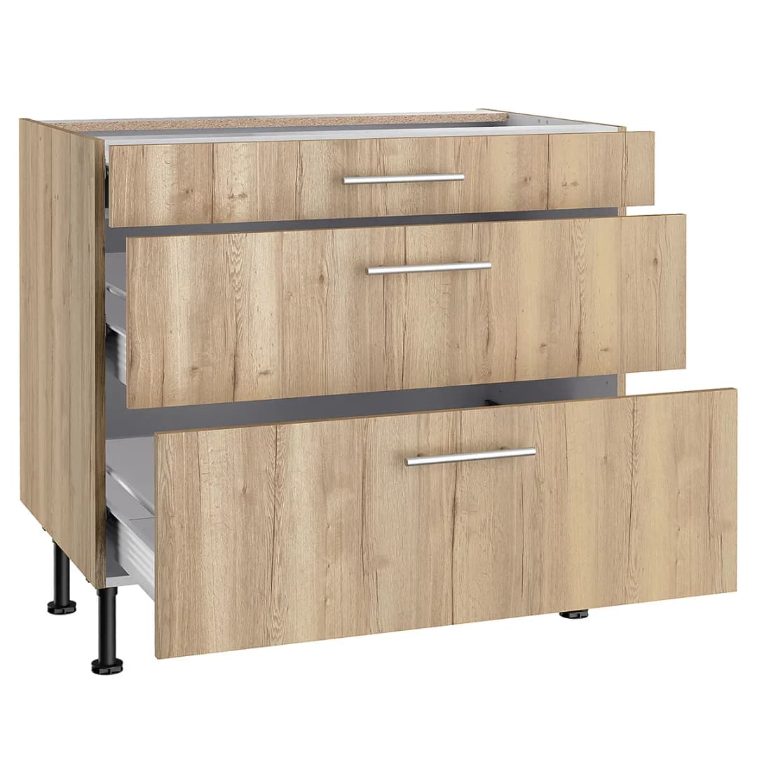 Unterschrank IV 90cm Braun/Wildeiche Dekor | Braun