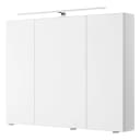 Spiegelschrank 4035 II 90cm Weiß/Weiß | Weiß
