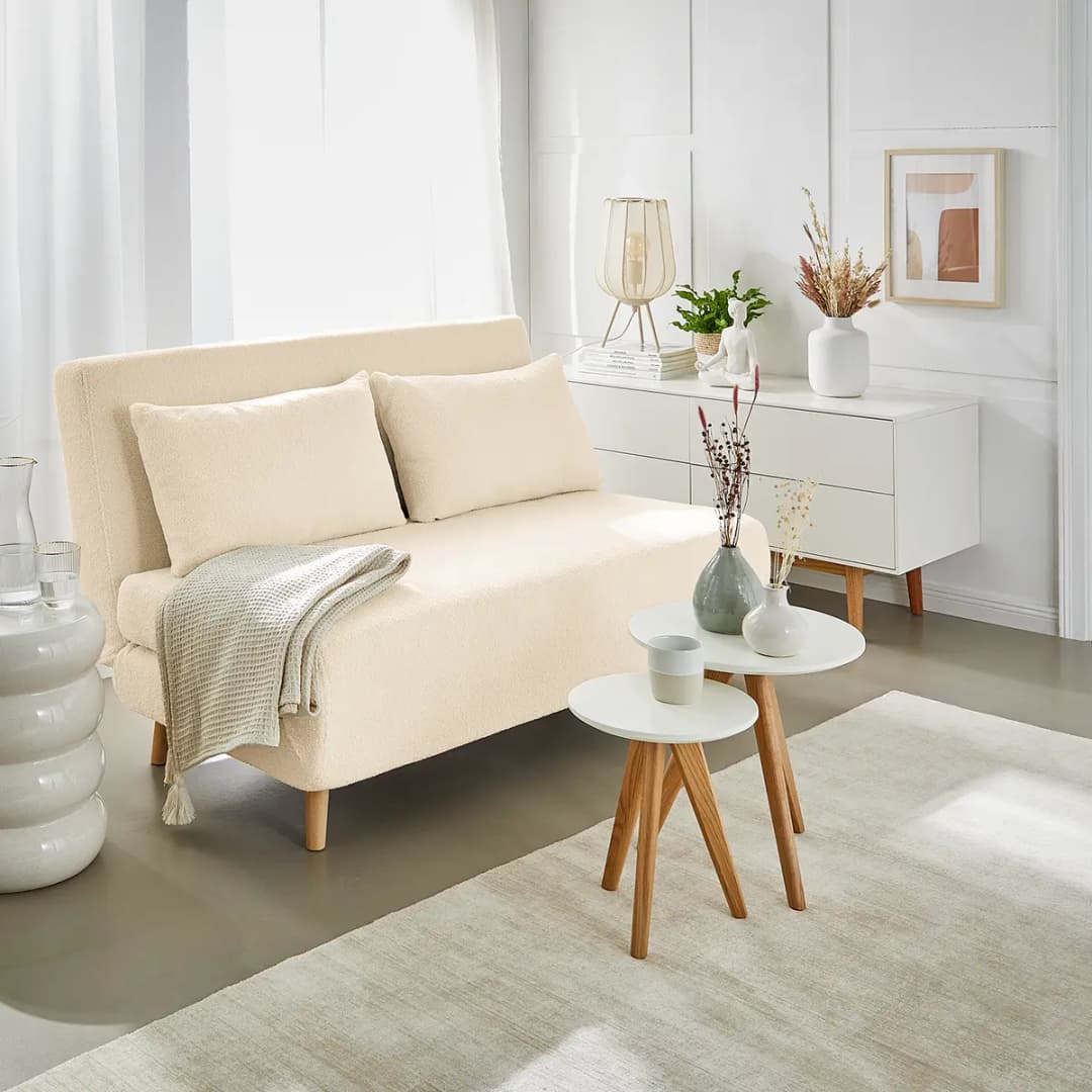Schlafsofa Elani | Weiß