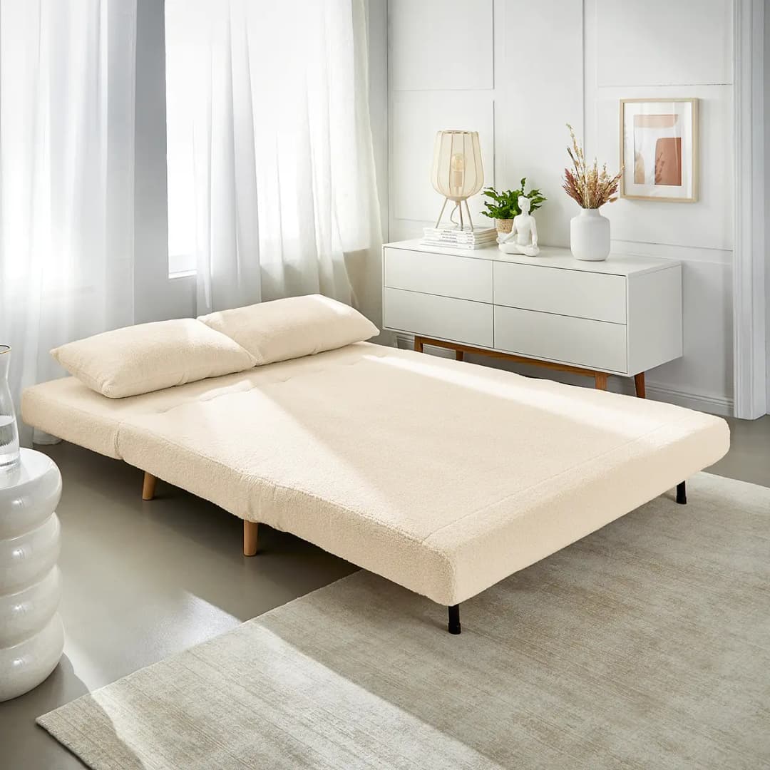 Schlafsofa Elani | Weiß