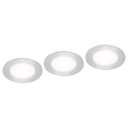 LED-Einbauleuchte Flat | Silber