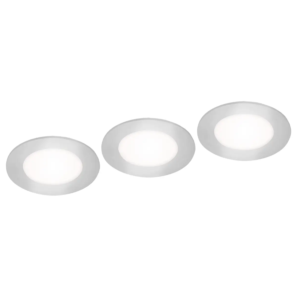 LED-Einbauleuchte Slank | Silber